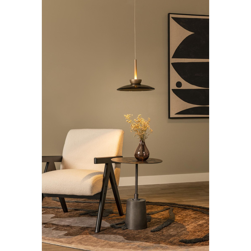 SANTIAGO Pendant light LED Dim. CCT 1x16W 2700K/4000K Amber - Premium Lucide