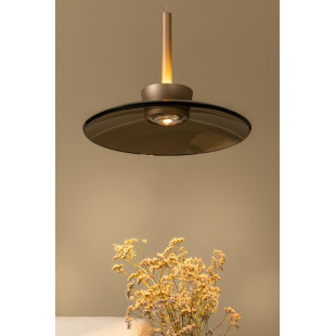 SANTIAGO Pendant light LED Dim. CCT 1x16W 2700K/4000K Amber - Premium Lucide