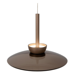 SANTIAGO Pendant light LED Dim. CCT 1x16W 2700K/4000K Amber - Premium Lucide
