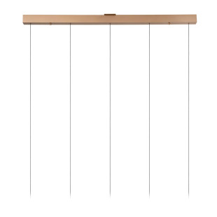 SANTIAGO Pendant light LED Dim. CCT 5x10W 2700K/4000K Amber - Premium Lucide