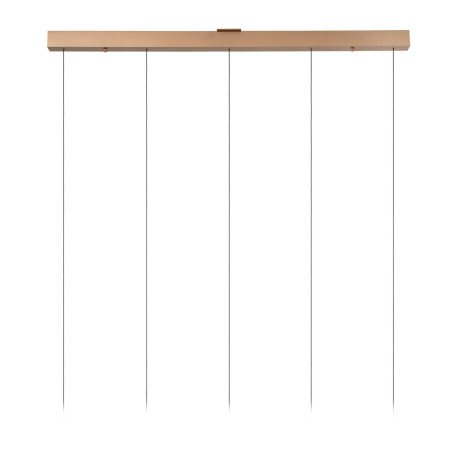 SANTIAGO Pendant light LED Dim. CCT 5x10W 2700K/4000K Amber - Premium Lucide