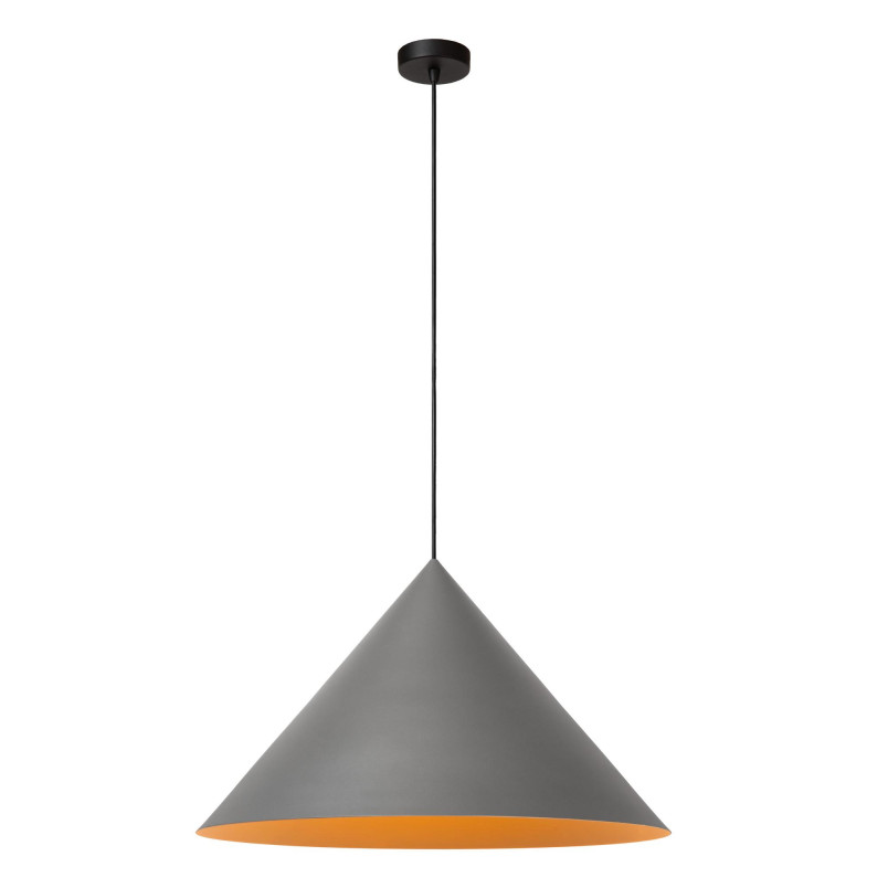 SPITZE Pendant light Ø 60 cm 1xE27 Grey - Vibes Lucide
