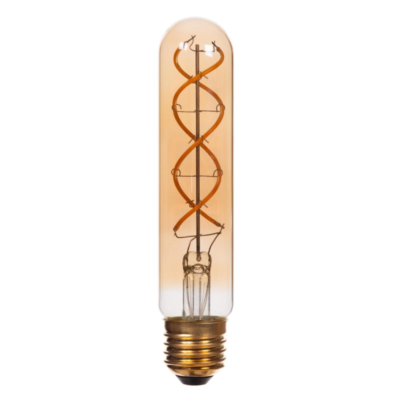Żarówka filamentowa E27 LED T32 3cm H15cm 4,9W 2200K bursztynowa Lucide