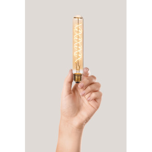 Żarówka filamentowa E27 LED T32 3,2cm H20cm 4,9W 2200K bursztynowa Lucide
