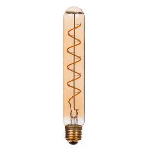 Żarówka filamentowa E27 LED T32 3,2cm H20cm 4,9W 2200K bursztynowa Lucide