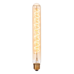 Żarówka filamentowa E27 LED T32 3,2cm H25cm 4,9W 2200K bursztynowa Lucide