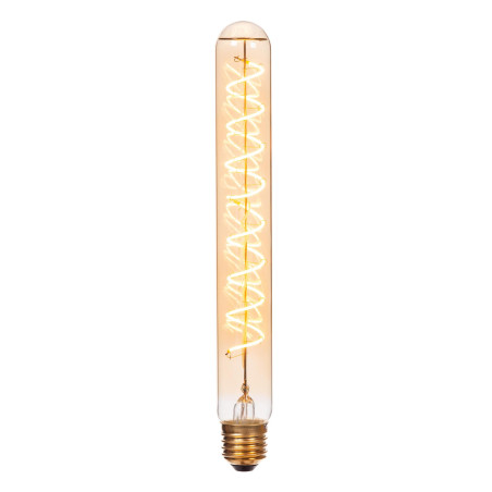 Żarówka filamentowa E27 LED T32 3,2cm H25cm 4,9W 2200K bursztynowa Lucide