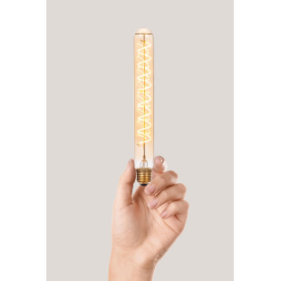 Żarówka filamentowa E27 LED T32 3,2cm H25cm 4,9W 2200K bursztynowa Lucide