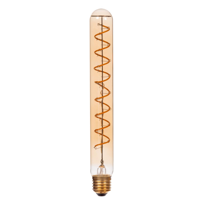 Żarówka filamentowa E27 LED T32 3,2cm H25cm 4,9W 2200K bursztynowa Lucide
