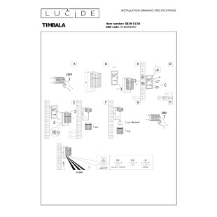 Kinkiet elewacyjny z czujnikiem ruchu i zmierzchu Timbala IP44 czarny Essential Lucide