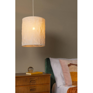 TISSAJA Pendant light D 30 cm 1xE27 White Essential Lucide