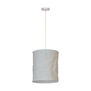 TISSAJA Pendant light D 30 cm 1xE27 White Essential Lucide
