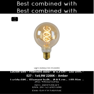 TISSAJA Pendant light D 30 cm 1xE27 White Essential Lucide