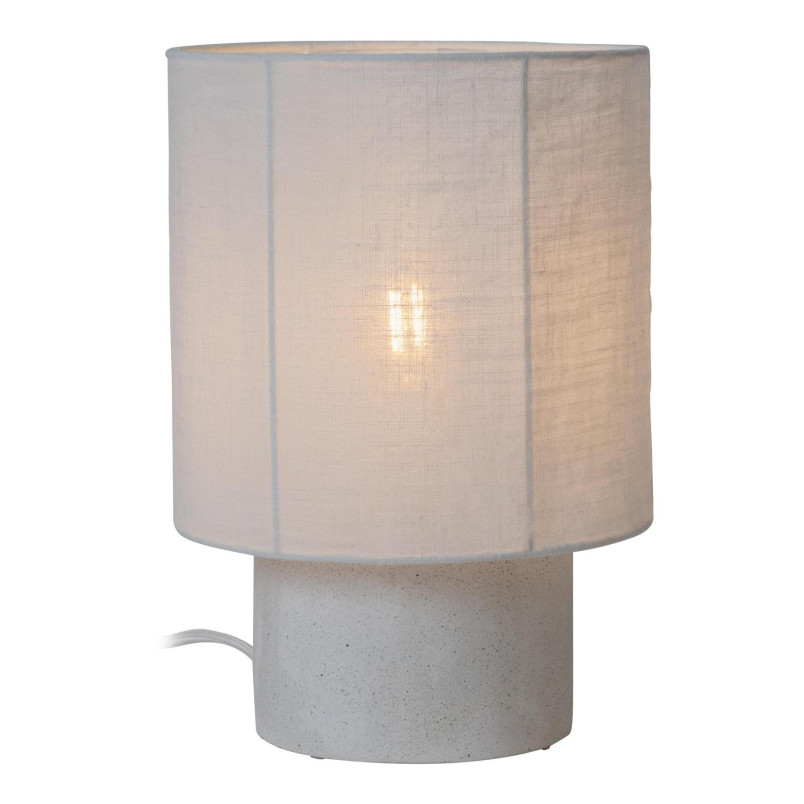 TISSAJA Table lamp D 20 cm 1xE14 White Essential Lucide