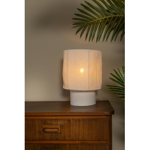 TISSAJA Table lamp D 20 cm 1xE14 White Essential Lucide