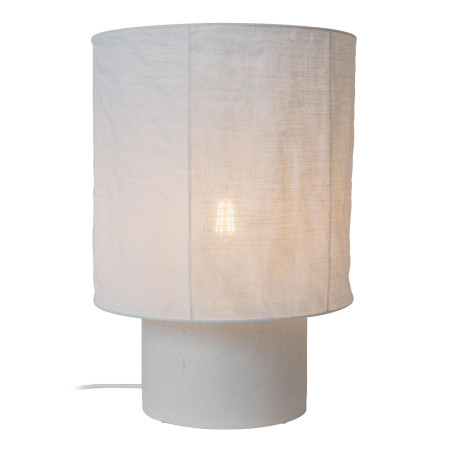 TISSAJA Table lamp D 30 cm 1xE27 White Essential Lucide