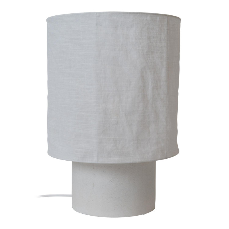 TISSAJA Table lamp D 30 cm 1xE27 White Essential Lucide