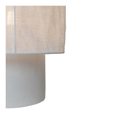 TISSAJA Table lamp D 30 cm 1xE27 White Essential Lucide