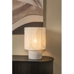 TISSAJA Table lamp D 35 cm 1xE27 White Essential Lucide