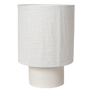 TISSAJA Table lamp D 35 cm 1xE27 White Essential Lucide