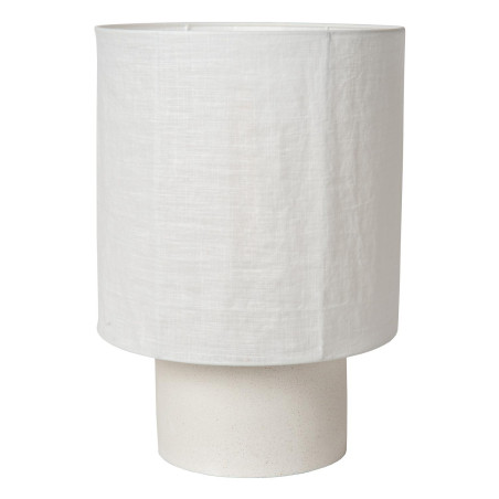 TISSAJA Table lamp D 35 cm 1xE27 White Essential Lucide