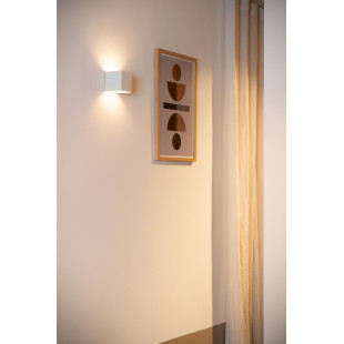 VERTIGO Wall light Outdoor LED Dim. 1x6W 2700K IP54 3 StepDim White Lucide