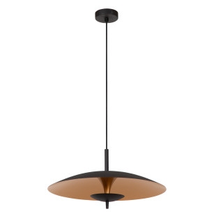 VULCAN Pendant light D45 cm LED Dim. 1x9W 3000K Black Lucide