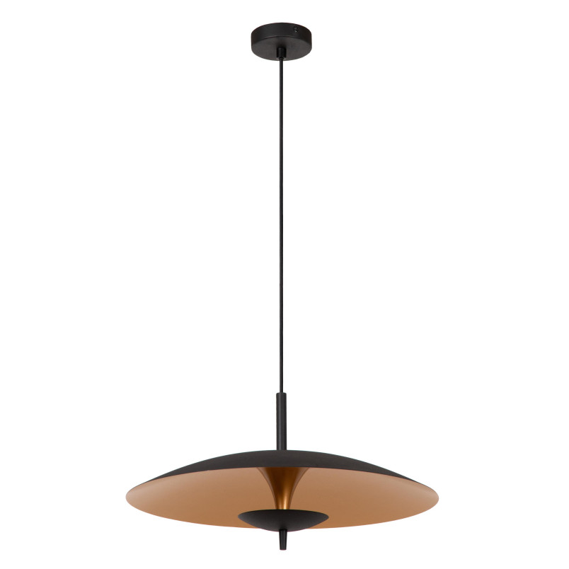VULCAN Pendant light D45 cm LED Dim. 1x9W 3000K Black Lucide