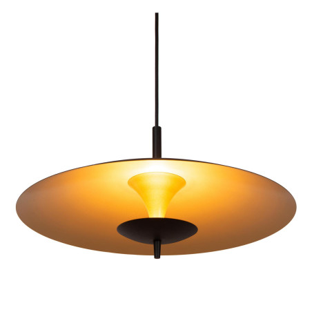 VULCAN Pendant light D45 cm LED Dim. 1x9W 3000K Black Lucide