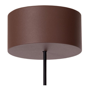 WELLS Pendant light Indoor/Outdoor Ø 10 cm LED 1x8W 2700K IP54 Rust Brown - Essential Lucide
