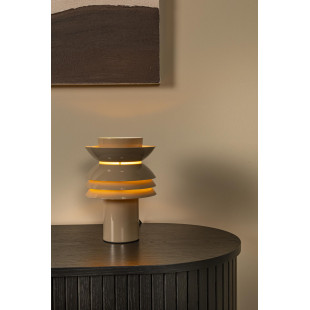 YINDRA Table lamp D 17,5 cm 1xE27 Taupe Vibes Lucide