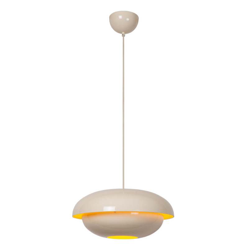 YOUNES Pendant light D 40 cm 1xE27 Cream Essential Lucide