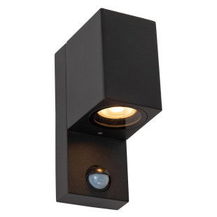 ZARO IR Wall spotlight Outdoor 1xGU10 IP65 Black Lucide