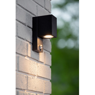ZARO IR Wall spotlight Outdoor 1xGU10 IP65 Black Lucide