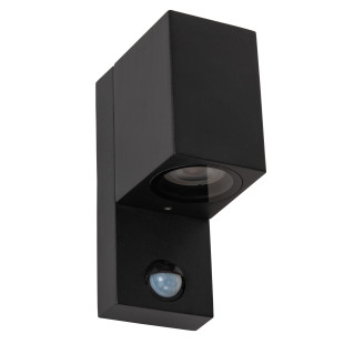 ZARO IR Wall spotlight Outdoor 1xGU10 IP65 Black Lucide