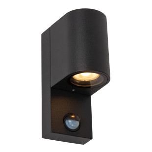 ZARO IR Wall spotlight Outdoor 1xGU10 IP65 Black Lucide