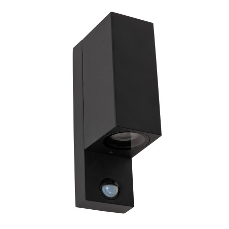 ZARO IR Wall spotlight Outdoor 2xGU10 IP65 Black Lucide