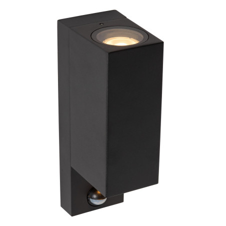 ZARO IR Wall spotlight Outdoor 2xGU10 IP65 Black Lucide