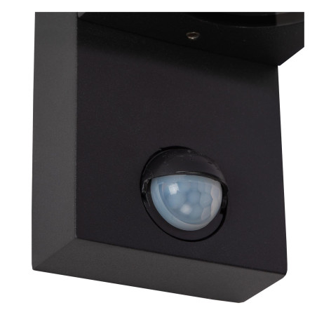ZARO IR Wall spotlight Outdoor 2xGU10 IP65 Black Lucide