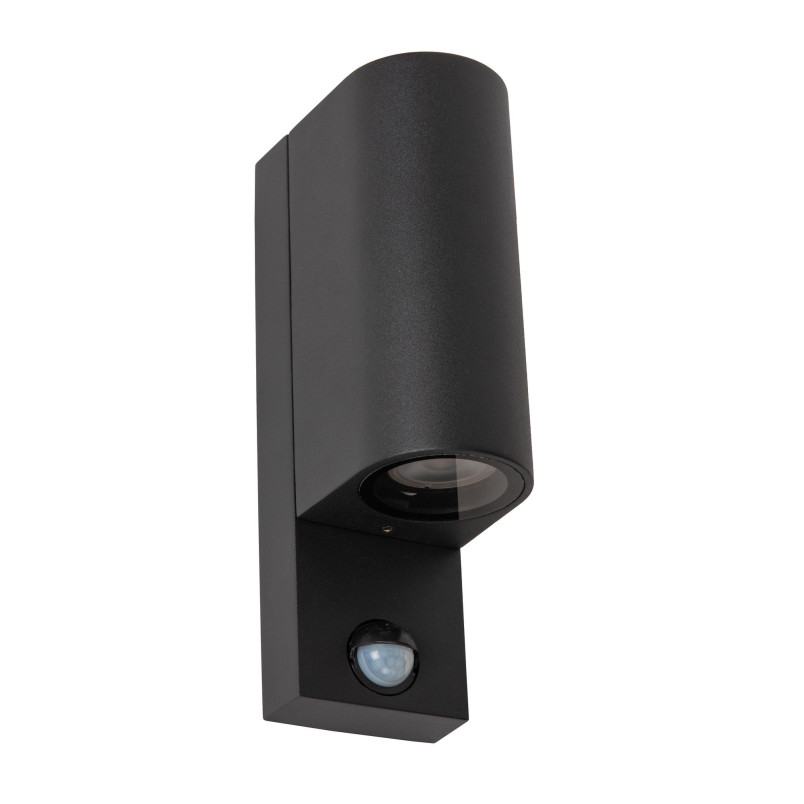 ZARO IR Wall spotlight Outdoor 2xGU10 IP65 Black Lucide