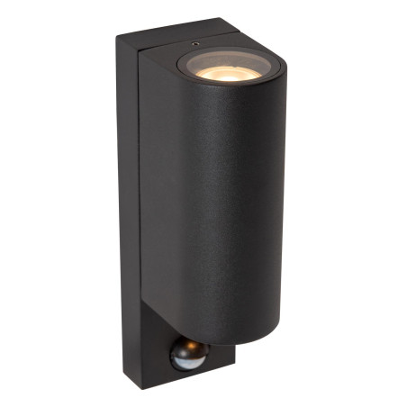 ZARO IR Wall spotlight Outdoor 2xGU10 IP65 Black Lucide