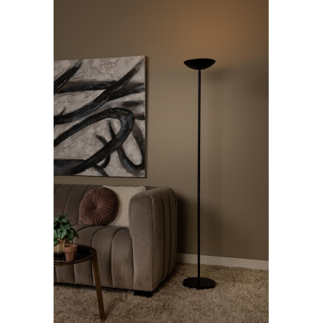 ZENITH Floor lamp LED Dim. 1x20W 3000K Black Lucide