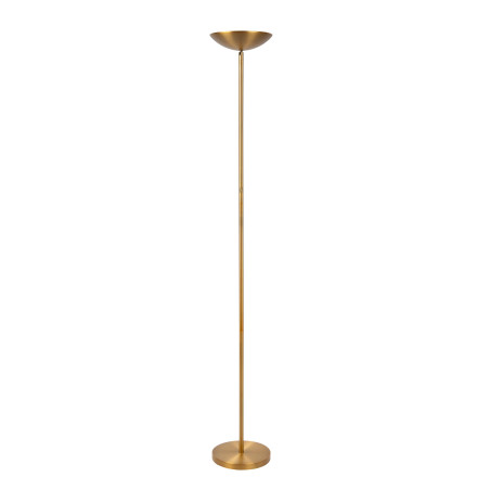 ZENITH Floor lamp LED Dim. 1x20W 3000K Matt Gold / Brass Lucide