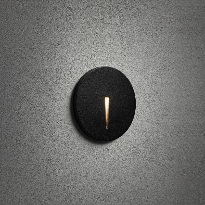 Lampa zewnętrzna do zabudowy Abby LED 3000K 8,5cm IP54 czarna Nowodvorski