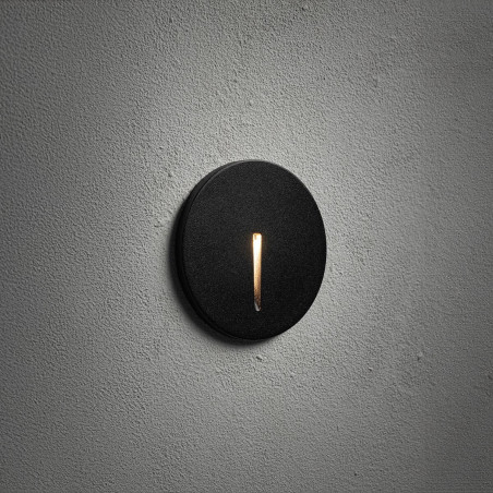 Lampa zewnętrzna do zabudowy Abby LED 3000K 8,5cm IP54 czarna Nowodvorski