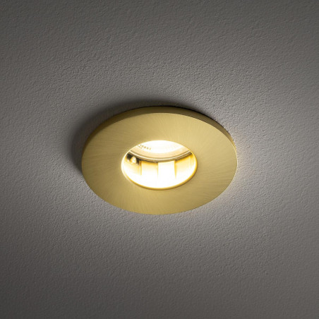 Lampa spot podtynkowa do łazieni Acre GU10 8,5cm mosiężna Nowodvorski