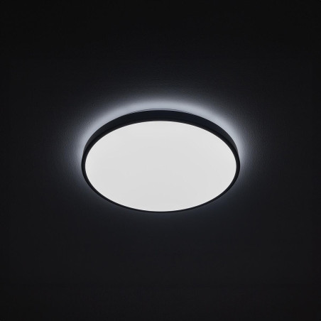 Plafon okrągły do łazienki Agnes 38,5cm LED PRO czarny 22W 4000K IP44 Nowodvorski