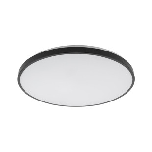 Plafon okrągły do łazienki Agnes 49cm LED PRO czarny 32W 3000K IP44 Nowodvorski