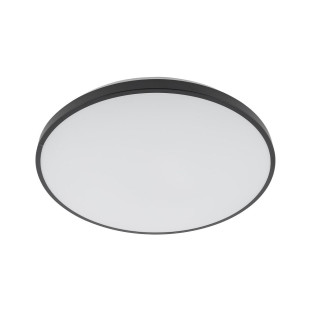 Plafon okrągły do łazienki Agnes 49cm LED PRO czarny 32W 3000K IP44 Nowodvorski