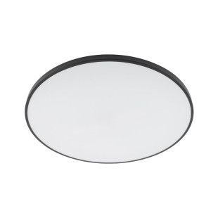 Plafon okrągły do łazienki Agnes 64,2cm LED PRO czarny 64W 4000K IP44 Nowodvorski
